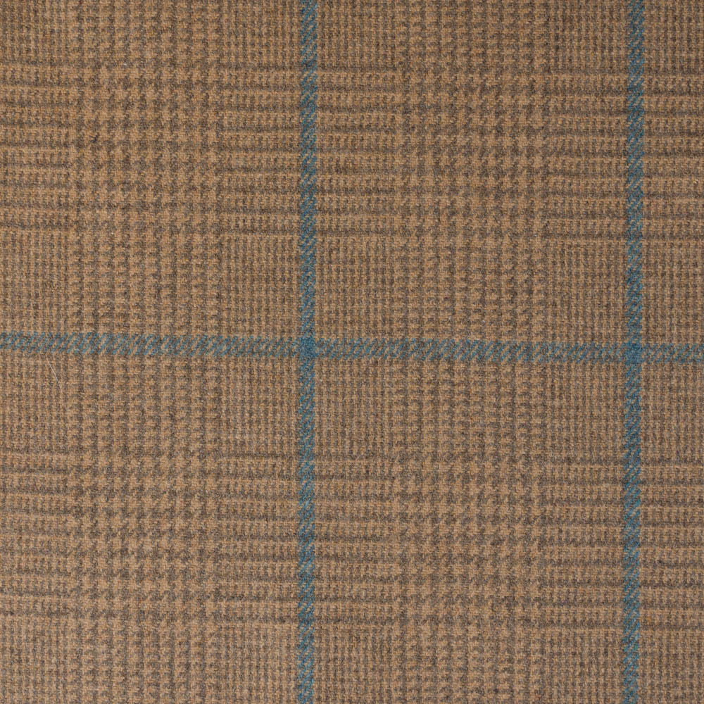 003 Carpazi 300 Natural/Blue Large Check